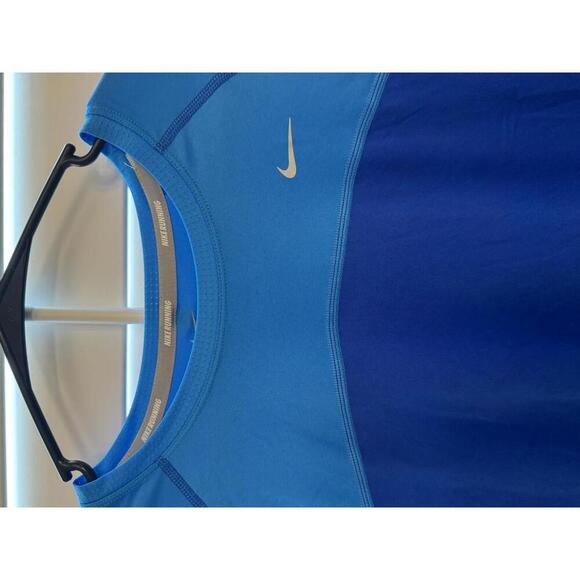 NIKE MILER DRI FIT Womens Long Sleeve Shirt  Blue Running Sz XL - Picture 3 of 5